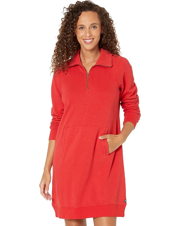 Toad&Co Epiq 1/4 Zip Long Sleeve Dress Women's Canoe 2026 Outlet Online